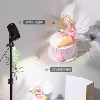 化妆品手机拍摄灯太阳聚光补光灯美食蛋糕摄影小型便携直播火彩灯支架灯