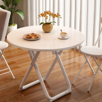聚宸兴可折叠桌子餐桌家用小户型简约圆形简易桌椅组合吃饭方桌圆桌便捷
