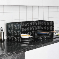 法耐(FANAI)厨房煤气灶台挡油板铝箔隔热炒菜隔油板家用折叠挡板