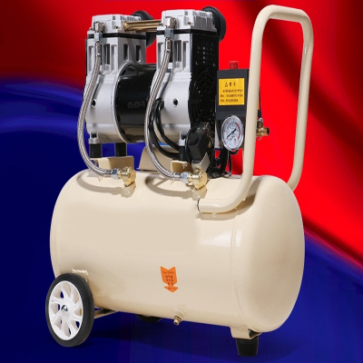 古达奥突斯气泵空压机小型空气压缩机充气无油220V木工喷漆冲气泵