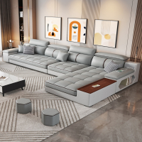 古达布艺沙发现代简约客厅组合大小户型家具科技布沙发