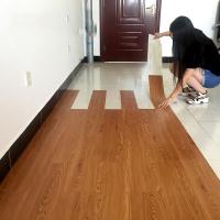 自粘地板革PVC地板贴法耐纸地板胶加厚防水耐磨塑胶地板贴纸卧室家用