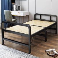 折叠床单人1米1.2米办公室午休床古达简易床卧室小床铁艺床双人床木板
