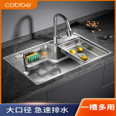 卡贝(cobbe)大单槽卡贝厨房家用洗菜盆水槽洗碗槽洗碗池