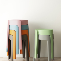阿斯卡利(ASCARI)北欧时尚圆凳加厚成人凳子可叠放餐桌板凳家用椅子备用凳高凳
