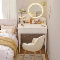 古达化妆桌卧室梳妆台小型简约现代小户型新款书桌化妆台一体简易桌子