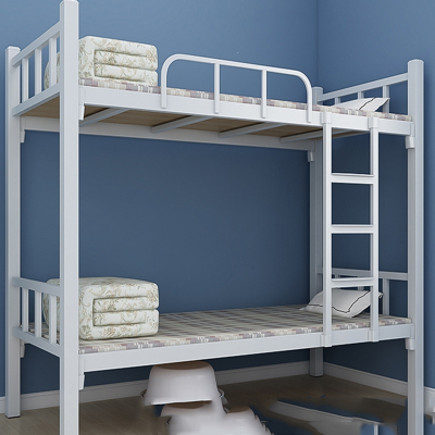 阿斯卡利上下铺双层床铁床双人床员工宿舍上下床高低床加厚铁架子床铁艺床