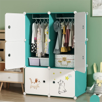 儿童衣柜家用卧室简易组装出租房用宝宝婴儿小衣橱结实储物收纳柜