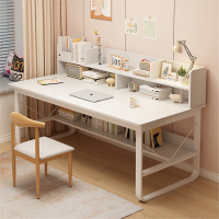 电脑桌古达台式家用书桌书架一体卧室学生写字桌学习桌办公桌子
