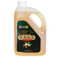 美津园粮油食用油 野山茶油纯正压榨茶籽油孕妇宝宝食用茶子油 常寿久久 高级礼盒装 2L*2