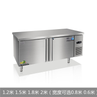 四门冰柜商用厨房大容量保鲜柜冷冻柜双温冷冻冷藏工作台六门冰箱_1.8米双温工作台宽80或60