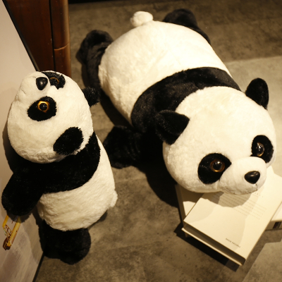 智扣熊猫公仔毛绒玩具大熊猫抱抱熊女抱枕可爱布娃娃玩偶生日礼物