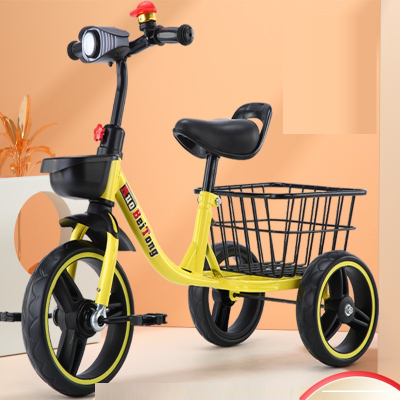 智扣儿童三轮车脚踏车2-3-5岁小孩宝宝加大带后斗脚蹬三轮自行车童车