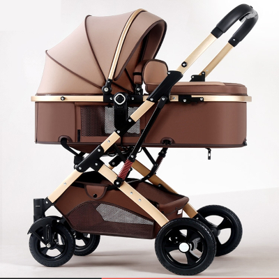 智扣婴儿推车可坐可躺轻便折叠高景观减震双向新生儿童宝宝推车