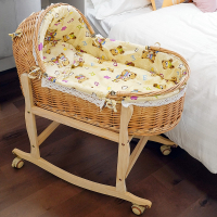 智扣婴儿摇篮床新生儿外出便携手提篮车载安抚睡篮宝宝床摇篮