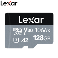 雷克沙(Lexar)TF卡128G U3高速1066x 手机内存卡 行车记录仪监控 无人机GOPRO/switch存储卡