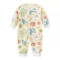 班杰威尔新生婴儿衣服春夏季薄款连体衣夏宝宝和尚服婴幼儿纯棉哈衣