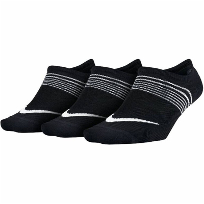 NIKE耐克男女袜子春新款三双装运动袜休闲舒适透气短袜SX5277-010 C