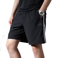 Adidas阿迪达斯男裤夏季新款跑步训练健身舒适透气梭织休闲运动短裤五分裤DY8730 C