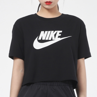 Nike耐克时尚潮流女款圆领宽松透气半袖T恤衫BV6176-010 C