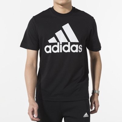 Adidas阿迪达斯男装时尚潮流运动舒适休闲短袖透气T恤DT9933 D