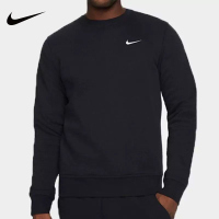 Nike/耐克 新款经典刺绣LOGO加绒保暖运动休闲套头衫623459-010 D