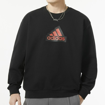 adidas/阿迪达斯卫衣运动休闲舒适针织圆领男装套头衫IT3989 C