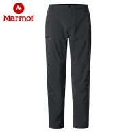 Marmot/土拨鼠 男子 户外保暖防泼水加厚弹力透气软壳长裤
