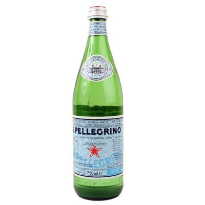 圣培露（S.PELLEGRINO） 750ml*12玻璃瓶 气泡水 充气天然矿泉水