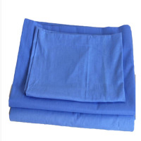 皖川公安蓝色床单被套枕套WC-017三件套160*210适用1.5米床