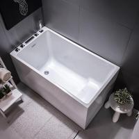 小浴缸加深正方形深泡浴盆小户型独立坐式洗澡盆波迷娜BOMINA