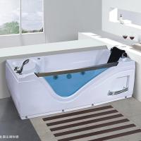 大型嵌入式1.8米方形独立式浴缸时尚亚克力按摩浴缸双人SPA浴缸 1800*950*700波迷娜BOMINA