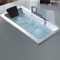 厂家直销长方形浴缸珠光板亚克力浴缸嵌入式家居浴缸SPA双人浴缸波迷娜BOMINA
