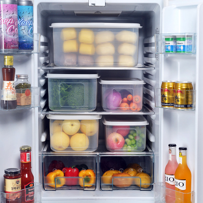 冰箱收纳盒大容量烘焙精灵冷冻整理箱储物盒蔬菜密封保鲜盒厨房鸡蛋盒