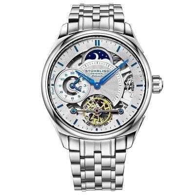 STUHRLING施图灵 Presidia 943B 自动上链 42 毫米镂空腕表时尚商务百搭男士机械手表