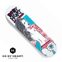 DBH滑板 专业滑板 双翘滑板 枫木 板面8.0板面 单板面没配件 美女系