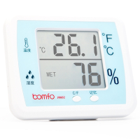 定制新款大屏电子温湿度计高精度家用室内婴儿房温度计温湿度表