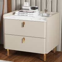 法耐(FANAI)木床头柜小型家用卧室简约现代2024新款床边柜轻奢高级感收纳柜
