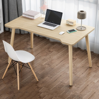 电脑桌台式书桌简约办公桌家用古达女生卧室写字桌简易木腿学习桌子