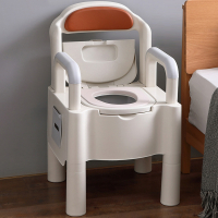 古达家用老人坐便器孕妇可移动马桶成人防臭便携式简易老年室内坐便椅
