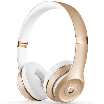 BEATS/Beats Solo3 Wireless 无线运动蓝牙耳机 头戴式耳机 低音好 通话清晰 游戏耳机 金色
