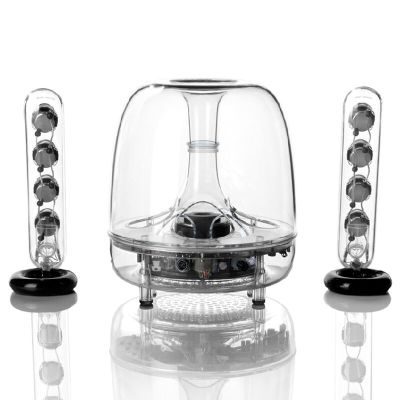 Harman/Kardon/哈曼卡顿SoundSticks III 水晶3代无线蓝牙音箱 电脑迷你音响低音炮(有线版)