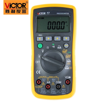 胜利仪器(VICTOR)VC77过程信号源数字万用表4-20MA信号输出过程表 VC77标配