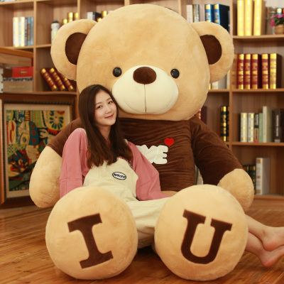 抱抱熊玩偶公仔泰迪熊猫布娃娃抱枕女孩可爱毛绒玩具熊大熊送女友