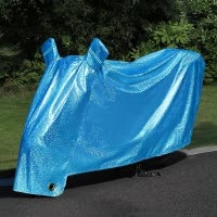 新款电动摩托车遮雨罩车罩电瓶防晒防雨罩车衣套遮阳盖布防尘罩子 水蓝色 L 抖音