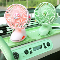 闪电客五菱宏光mini车载风扇创意可爱usb充电车内出风口制冷空调扇