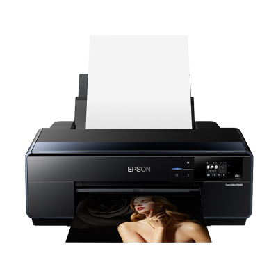 爱普生EPSON P608 A3+幅面9色专业照片打印机商用影楼摄影设计专用 p608图文设计影视效果图喷墨打印机 官方标配