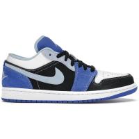 [限量]耐克 AJ1 男鞋 Jordan 1 Low Black Blue缓震透气 运动篮球鞋男DH0206-400