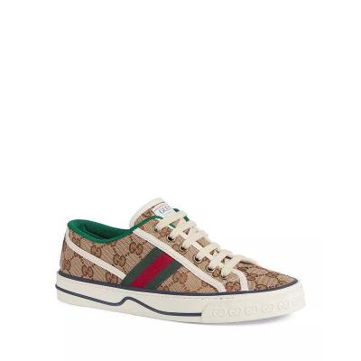 古驰Gucci女款 Gucci Tennis 1977 Low Top Sneakers时尚经典板鞋低帮鞋