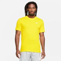 耐克NIKE NSW 俱乐部短袖 T 恤 黄色 休闲百搭舒适透气 轻盈柔顺 轻薄弹性圆领男款R4997013男款